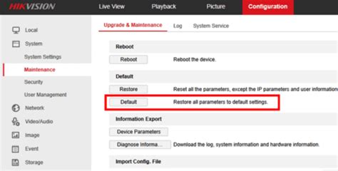Image result for Factory Reset VIP Vision IP Camera