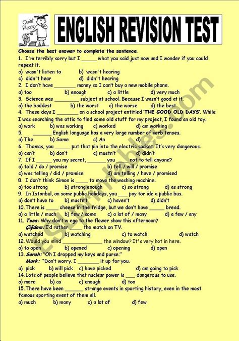 Image result for Revision Test