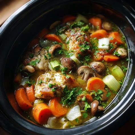 Slow Cooker Chicken Pot Roast – Tender, Comforting Family Dinner