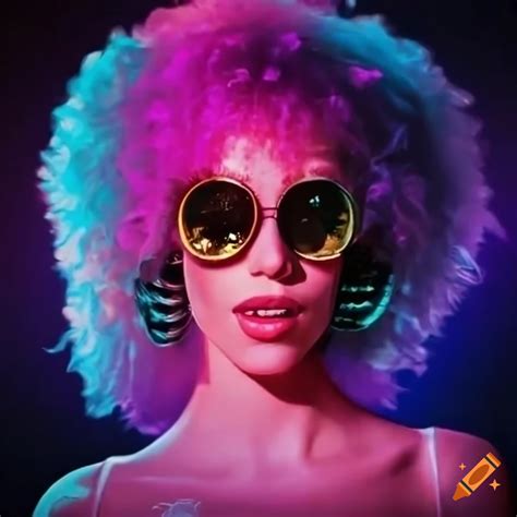 Retro 80s disco party on Craiyon