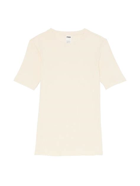 Buy Multi Rib Tee Online - Style ID: 1125582906JG | Victoria's Secret India