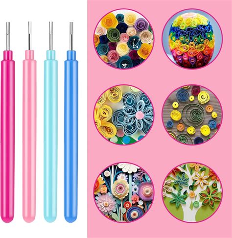 Lusofie 4pc Quilling Kit Quilling Tool 4.13inch Supplies India | Ubuy