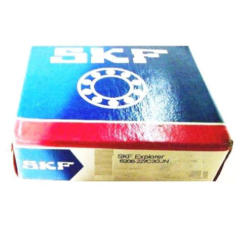 SKF Stainless Steel Ball Bearing 6206-2z (Silver) Pack Of 12 : Amazon ...