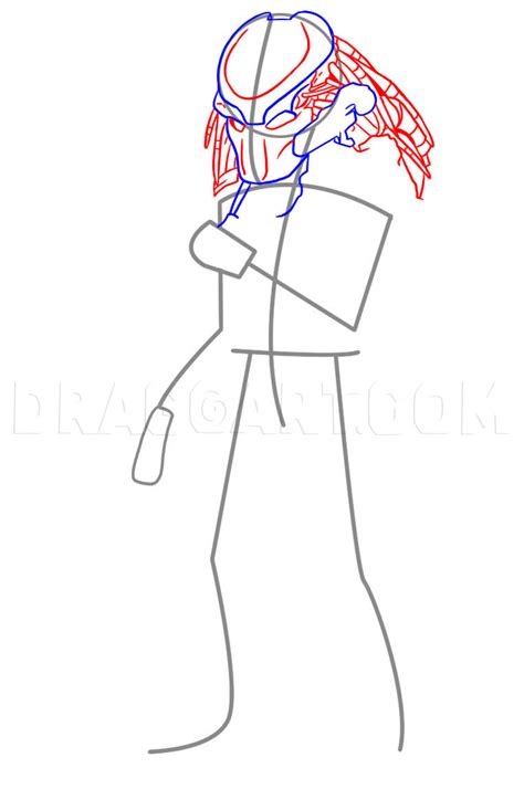 Image result for Predator Drawing Tutorial