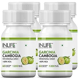 INLIFE Garcinia Cambogia Capsules | Fruit Extract with 60% HCA ...