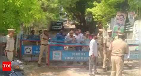 TSPSC question paper leak row: Revanth Reddy placed under house arrest ...