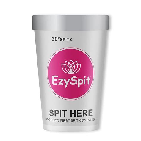 EzySpit Disposable Spittoon Cups Container_ Pack of 20_Sputum Spit Cup ...
