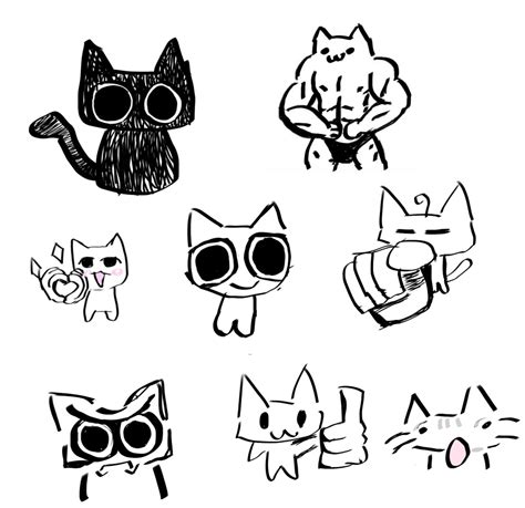 85 Silly cats ideas | cat doodle, goofy drawing, funny doodles