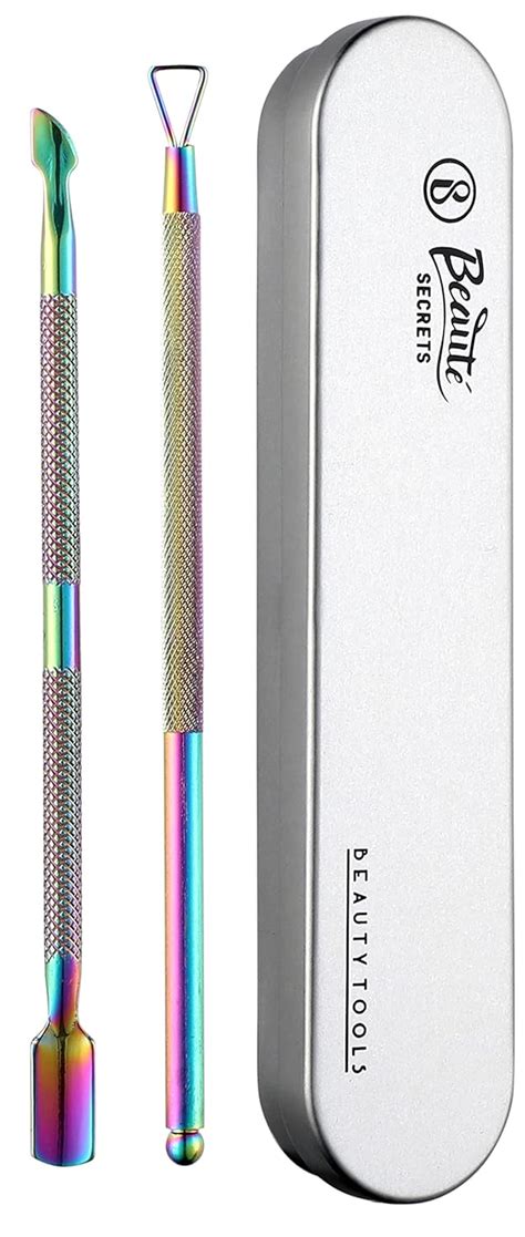 Beauté Secrets Cuticle Pusher Acetone/Gel/Nail Polish Remover 2 Pcs Set ...