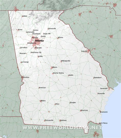 Georgia maps