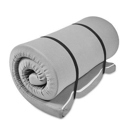 Foamma 4" x 38" x 80" Memory Foam Roll-Up Camping Mattress, CertiPUR-US ...