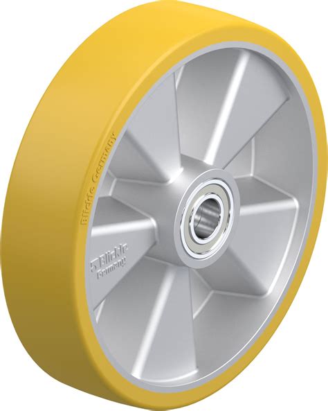 250mm x 60mm Blickle Polyurethane Caster Wheel - ALTH 250/25K - Caster ...
