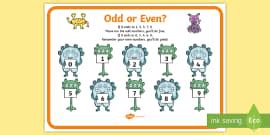 What Are Odd and Even Numbers? | Definition & Examples | Twinkl