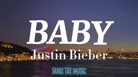 Baby -Justin Bieber (lyrics.video) - YouTube
