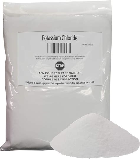 Pure Potassium Chloride Powder - 2 Pound - A Sodium Guinea | Ubuy