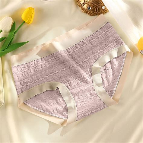 YUTK Women's Seamless Bikini Panties Sale Women's Lace Abdomen Mid-Rise ...