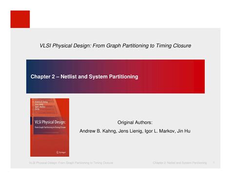 Physical Design Netlist and System Partioning Overview - VLSI Physical ...