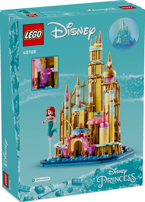 Disney Princess Mini Disney Ariel’s Castle 40708 Building Kit (557 Pie ...