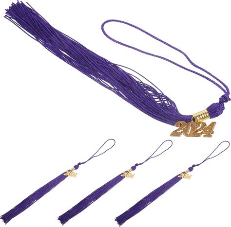 Amazon.com: EXCEART 4pcs Graduation Cap Tassels 2024 Year Charm Pendant ...