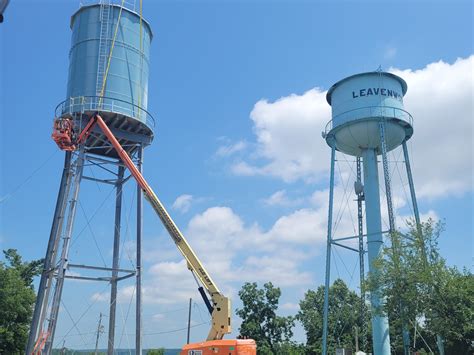 Leavenworth Water Tower - First of Its Kind in the United States ...