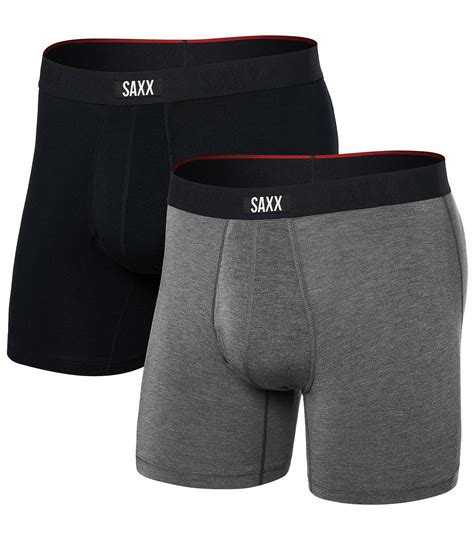 SAXX Vibe Xtra Solid 6" Inseam Boxer Briefs 2-Pack | Dillard's