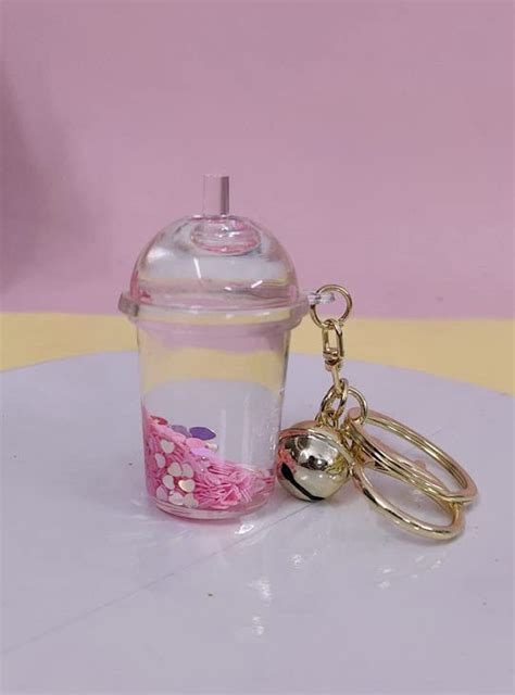 TERA 13 (1 piece keychain for girls water glitter keychain for kids ...