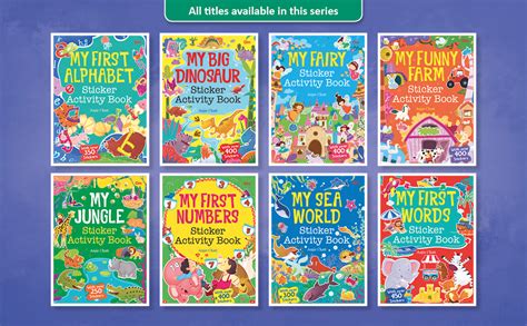 My First Words Sticker Activity Book: Learn & Match Everyday Words| Fun ...