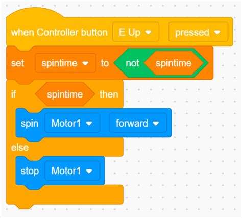 Image result for Vexcode V5 Button to Start Motor Code