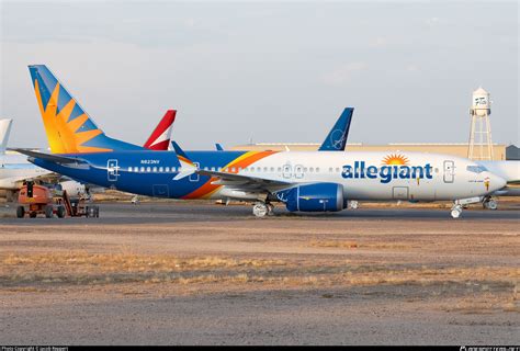 N823NV Allegiant Air Boeing 737-8200 MAX Photo by Jacob Reppert | ID ...