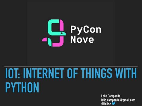 Image result for Python and Iot