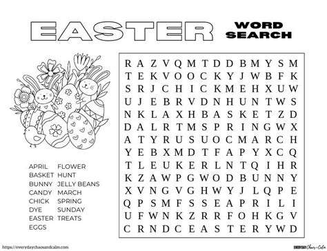 Image result for Easter Word Search