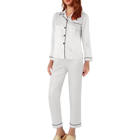 VISALY Long Sleeve Pajama Robe Set: Coordinated Sleepwear, Home Comfort ...