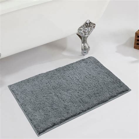Buy LUXE HOME INTERNATIONAL Microfibre Anti-Slip Bath Mat - 60x40cm ...