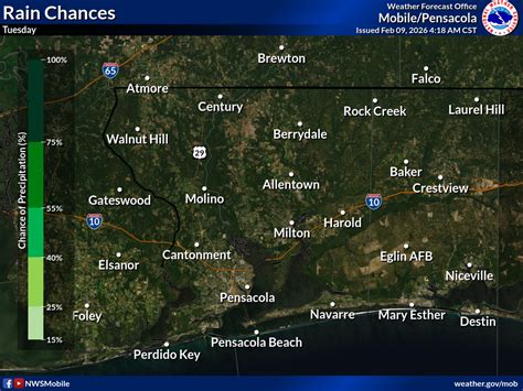 Local Forecast Maps for NWS Mobile/Pensacola