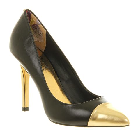 Heels Shoes Black Gold at Lori Sullivan blog