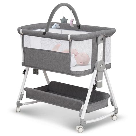 Amazon.com: Baby Bassinet,3 in 1 Bedside Bassinet for Baby with Hanging ...