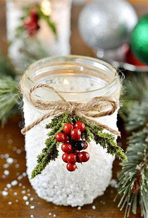 christmas crafts mason jars