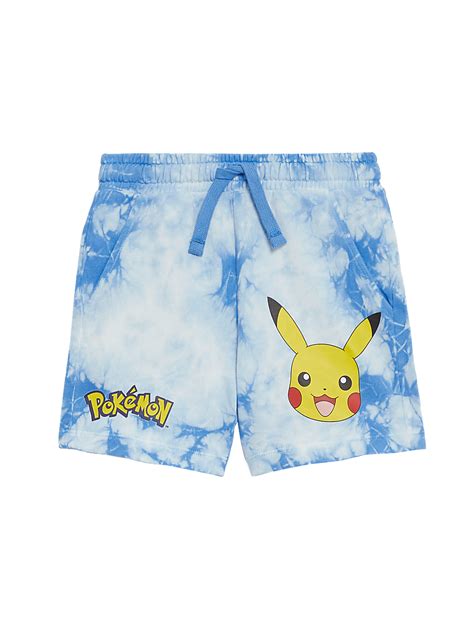 Buy Pure Cotton Pokémon™ Tie Dye Shorts at Marks & Spencer