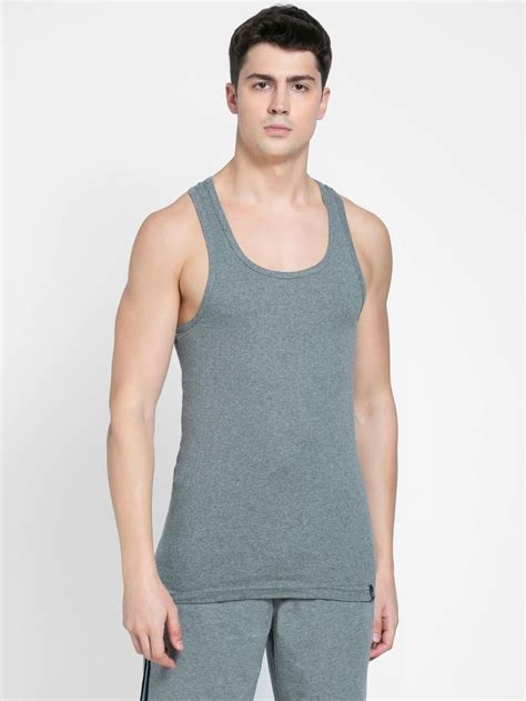 Jockey Grey Racerback Vest 9922 – Route2Fashion