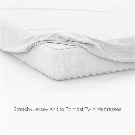 Organic Cotton Fitted Twin Sheet - White – Natemia