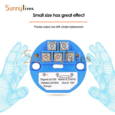 DC24V RTD PT100 Sensor 0-400/500/600℃ to Output | Ubuy India