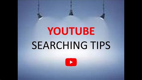 Image result for Youtube Search Tips