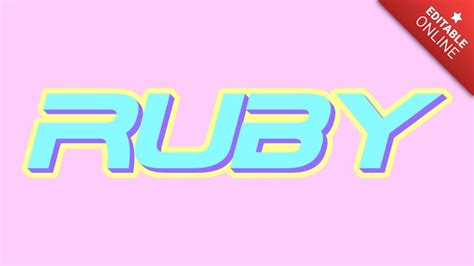 Image result for Ruby Text
