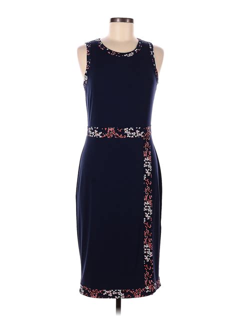 MICHAEL Michael Kors Solid Navy Blue Casual Dress Size M - 73% off ...