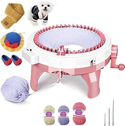 Calyrex Knitting Machine 40 Needles, Smart Weaving Loom Knitting Double ...