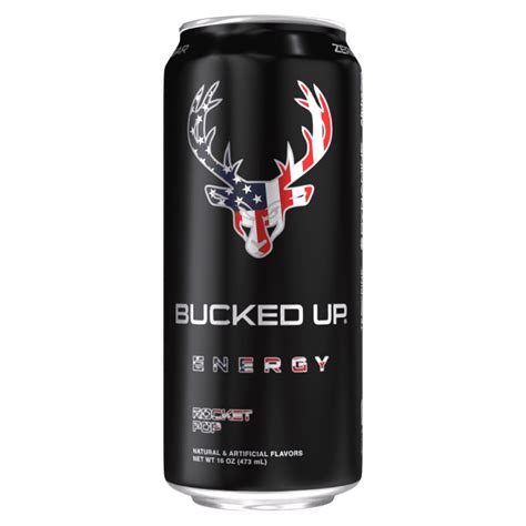 Bucked Up Energy Drink, 300mg Caffeine, Rocket Pop, 16 fl oz - Walmart.com