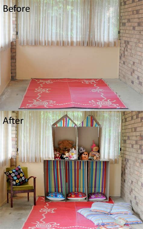 Image result for Cardboard Cubby Storage