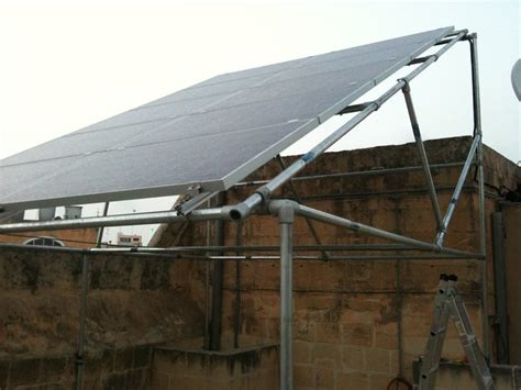 Image result for Solar Panel Support Structure