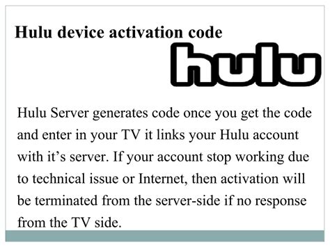 Image result for Hulu Code Setup