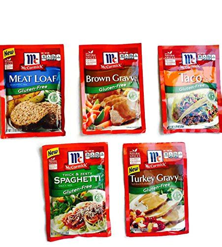 Gluten Free Mccormick Thick And Zesty Spaghetti Sauce Mix Gf ...